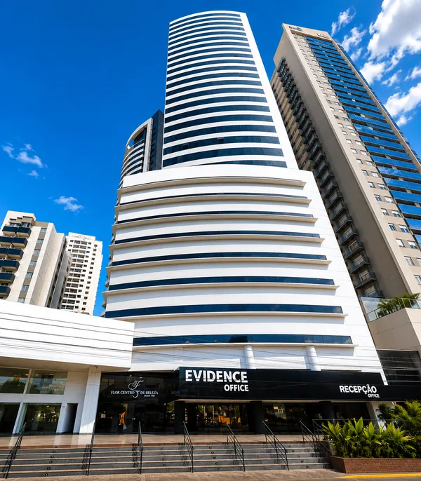 Fachada do Evidence Office, em Goiânia.